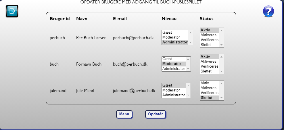 Fig. 11: Opdatér brugere